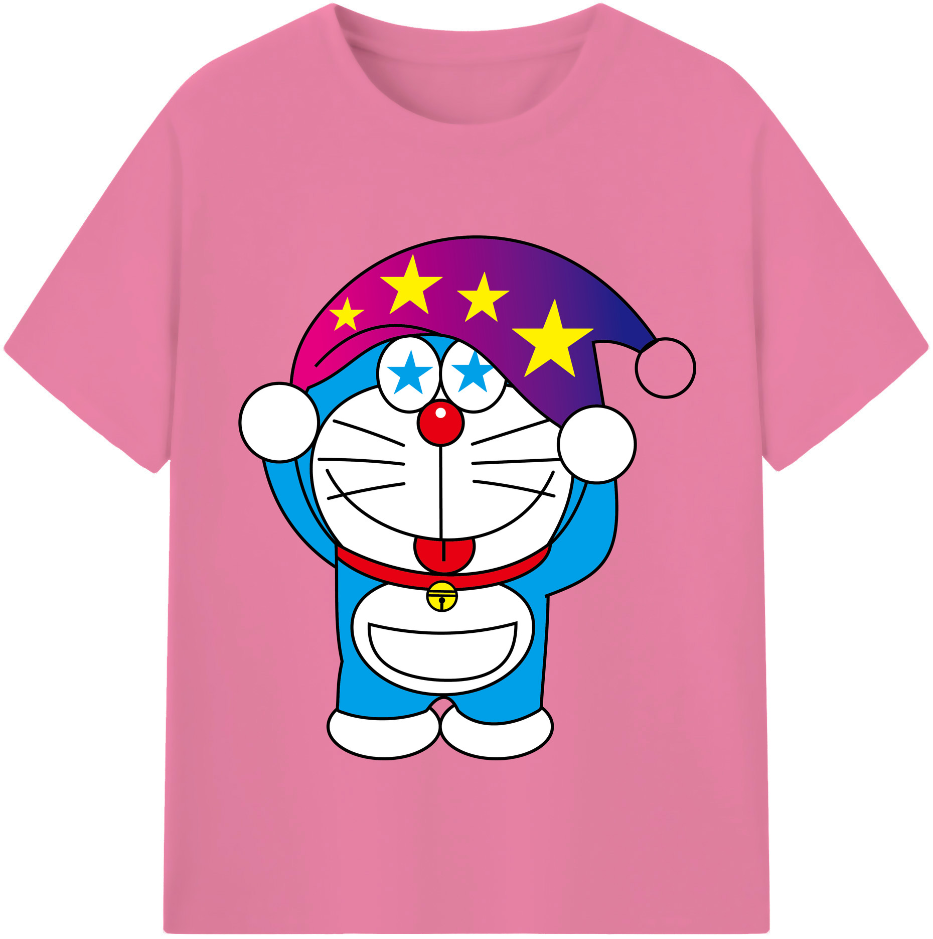 （画像用） ドラえもん Doraemon 綿100％半袖Tシャツ（フロントプリント）